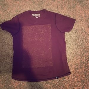 Raw Yarn Red And Gold Shirt